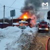 Два человека погибли, четыре семьи пострадали из-за пожара в частном доме в...