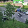 Жесткая авария на юго-западе Москвы: один из автомобилей от удара...