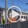 В Подмосковье зацепер сгорел заживо, задев токоприемник на крыше электрички