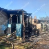 Вчера вечером в селе Пацынь под Рогнедино загорелся жилой дом