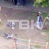 Студенты превратили двор в столовую на Матросова, 26