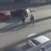 Эпичный замес из Тюмени с огнетушителем и тараном.