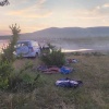 В Хакасии автомобиль задавил палатку с четырехлетним ребенком На берегу оз....