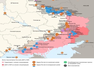Карта боевых действий в зоне СВО на 16 июля 2026 года