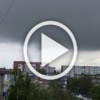 Саяногорск накрыл обещанный шторм. 