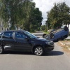 Вчера в городе Новозыбков автоледи стала виновницей серьезной аварии