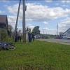 Под Артемовским разбился насмерть мотоциклист