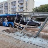 Автобус снес остановку «Химчистка» на Сурикова. Водитель рассказывает, что...