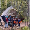 Молодой парень упал с Первого Столба. Пострадавший не смог сам подняться,...