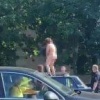 В Солнечногорске полностью раздетая дама решила станцевать на крыше...