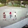 Возле школы №127 на улице Акулова подростки стащили флаг...