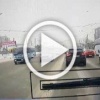 В Омске водитель автобуса устроил ДТП на перекрестке