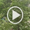 Западную и северную части Москвы накрыла сильная гроза....