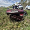 Автомобиль съехал с дороги на трассе Р-255: водитель госпитализирован На...