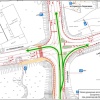 🤯🚦На перекрестке в районе Патрокла, который вызвал большое количество вопросов, установят светофор к сентябрю. Сейчас здесь по-прежнему хаос, некоторые бросают машины и еще сильнее усложняют ситуацию.