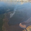 Отходы слили в Енисей в районе Тихих Зорь. Кадры опубликовал депутат Илья...