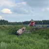 На Серовском тракте бетономешалка улетела с дороги ДТП произошло на съезде на...
