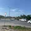 Страшная авария на магистральной. У Камри сработали подушки безопасности.