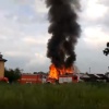 Очевидцы спасли при пожаре семью с четырьмя детьми. 
