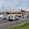 ДТП с автобусом произошло у цирка в Кемерове