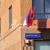 Триколор вверх ногами — необычный способ поздравления москвичей с 878-летием столицы в ЖК от ПИКа