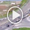 В Кемерово из-за ДТП образовалась пробка на подъезде к Кузбасскому мосту.