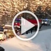 Видео с места смертельной аварии в Богучанском районе,...