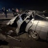 Ленинске-Кузнецком полицейские устанавливают обстоятельства ДТП, в результате которого 2 человека погибли, еще 2 получили травмы