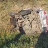 Микроавтобус перевернулся на трассе: пострадала семья с двумя детьми из...