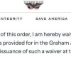 Трамп приостановил введение 