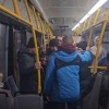В Новосибирске бородач избил девушку в троллейбусе