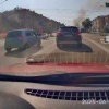 Автобус с пассажирами загорелся на ходу в Новокузнецке