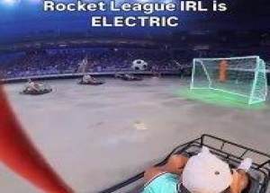 Вау: культовую игру Rocket League воплотили в реальность.
