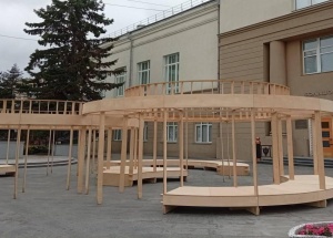 Ротонду у новосибирской консерватории выставят на аукцион за 1,5 млн рублей.