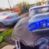 В Новокузнецке мотопатруль, остановил автомобиль «ВАЗ 2107», за рулем находился 15-летний подросток.