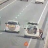 🚨Момент ДТП с переворотом в районе низководного моста попал на камеру. Повезло, что мужика, меняющего колесо, не задело.