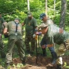 В Карачевском районе поисковики нашли останки трех бойцов Красной армии