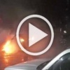 Ночью на улице Боткинская сгорел автомобиль Огонь задел...