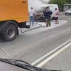 Отечественная «Газель» загорелась на Винаповском мосту в Кировском районе, её оперативно потушили