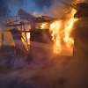 Пожар в Первомайке: сгорел гараж, автомобиль и погибла...