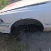 На Русском неизвестные ублюдки изуродовали припаркованную машину.