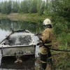 Катер сгорел в Минусинском районе. Есть пострадавший — мужчина получил ожоги....