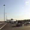Байкера протащило по КАД после жёсткого столкновения с легковушкой. Авария...