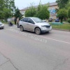В Черногорске у детской поликлиники сбили мотоциклиста...
