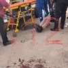 Пешеход с ножом напал на пенсионера полиции в Самаре.