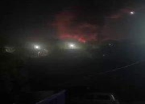 Склад колонии ИК-3 сгорел в Первомайском районе. Открытое горение...