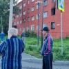 Сегодня рано утром в Топках загорелась квартира в многоэтажке: пожарные...
