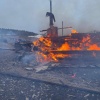 Пожар в Минушке оставил после себя жуткую картину. Ранним...