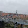 В Новокузнецке достроили 31-метровый мост через реку Абу в Дальнем Куйбышеве...