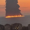Сильнейший пожар на танкере недалеко от Сочи — гигантский столб дыма виден за сотни километров.
